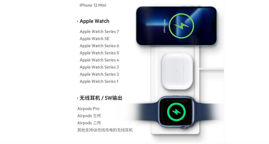 贝尔金 3合1 MagSafe充电座：iPhone、Apple Watch、AirPods 一站式满电